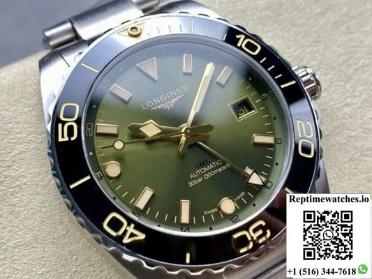 Longines Sports L3.790.4.06.6 GR Factory Green Dial