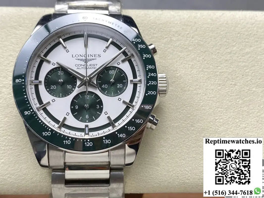 Longines Sports L3.835.4.02.6 Silver Dial