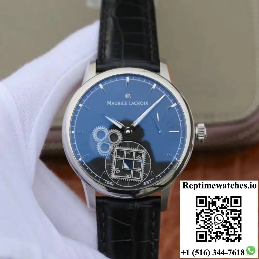 Maurice Lacroix Masterpiece MP7158-SS001-301-1 AM Factory Black Dial - Watches