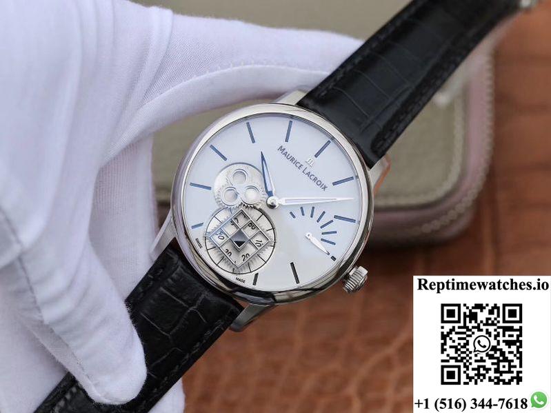 Maurice Lacroix Masterpiece Mp7158-Ss001-301-1 Am Factory White Dial-Rep Time Watches