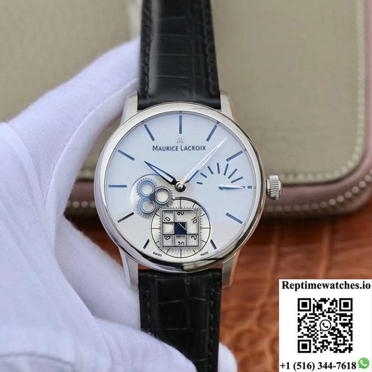 Maurice Lacroix Masterpiece Mp7158-Ss001-301-1 Am Factory White Dial-Rep Time Watches