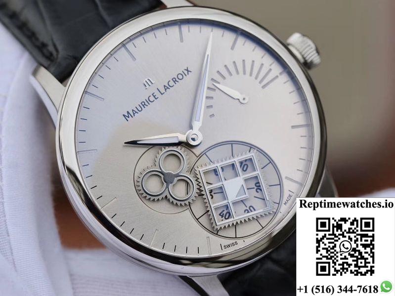 Maurice Lacroix Masterpiece Mp7158-Ss001-901 Am Factory Grey Dial-Rep Time Watches