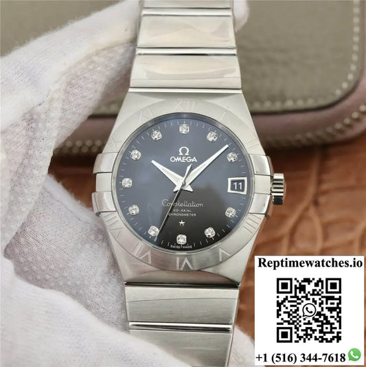 Omega Constellation 123.10.38.21.51.001 VS Factory Diamond-set Dial - Watches