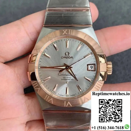 Omega Constellation 123.20.38.21.02.001 VS Factory Gold Bezel - Watches