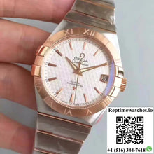 Omega Constellation 123.20.38.21.02.008 38MM 3S Factory White Textured Dial - Watches