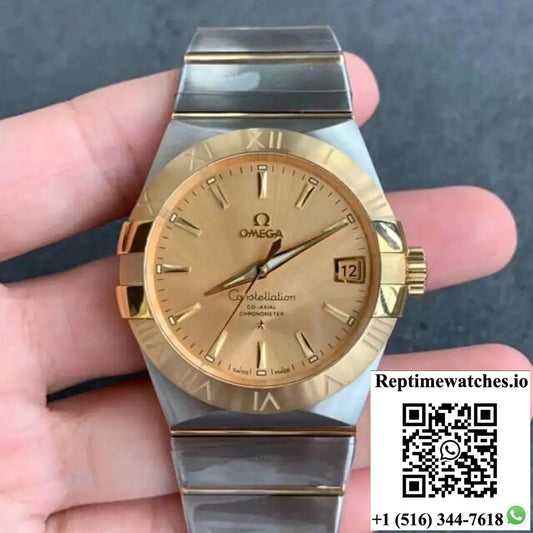 Omega Constellation 123.20.38.21.08.001 VS Factory Yellow Gold - Watches