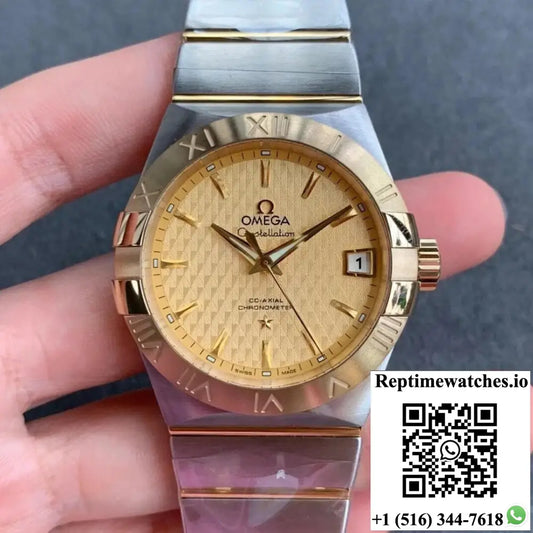 Omega Constellation 123.20.38.21.08.002 VS Factory Champagne Dial - Watches
