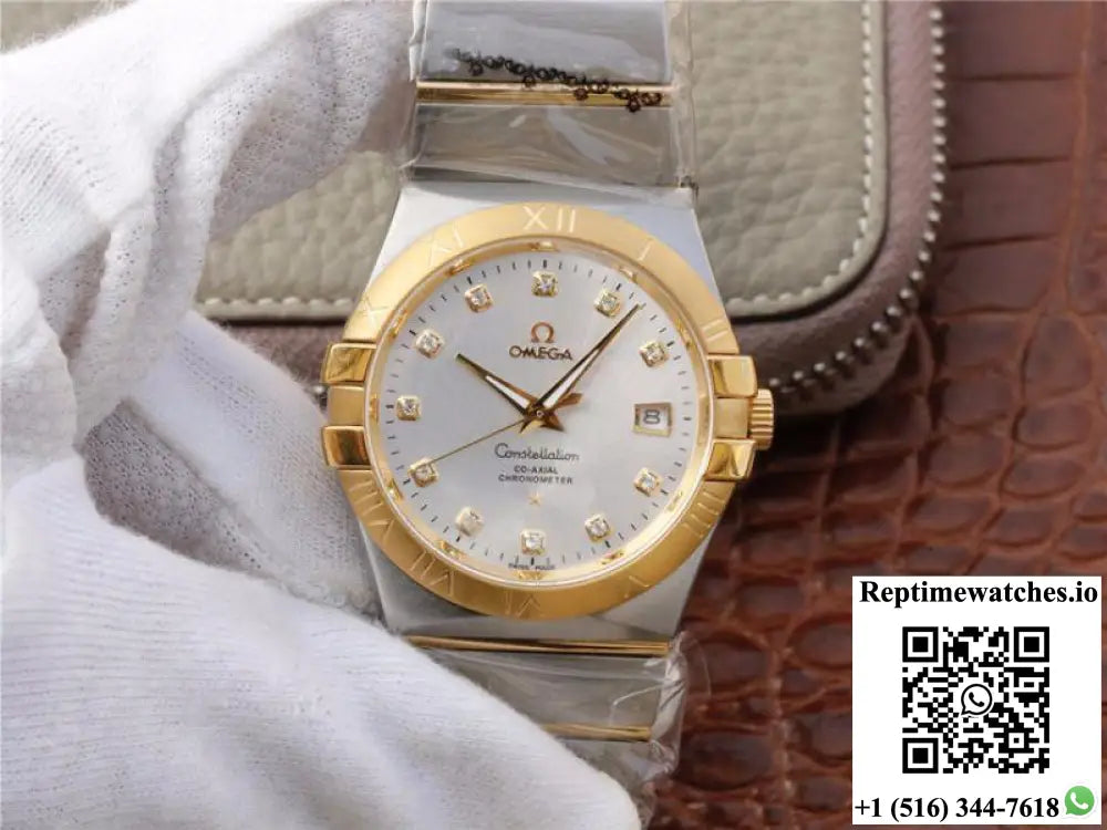 Omega Constellation 123.20.38.21.52.002 V6 Factory White Dial - Watches