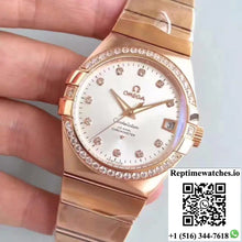 Omega Constellation 123.25.38.21.52.001 38MM 3S Factory Rhodium Dial - Watches