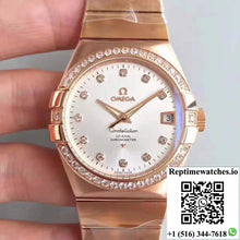 Omega Constellation 123.25.38.21.52.001 38MM 3S Factory Rhodium Dial - Watches