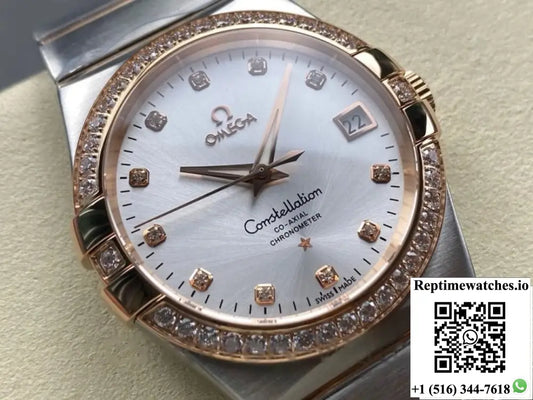 Omega Constellation 123.25.38.21.52.001 M+ Factory Silver-white Dial