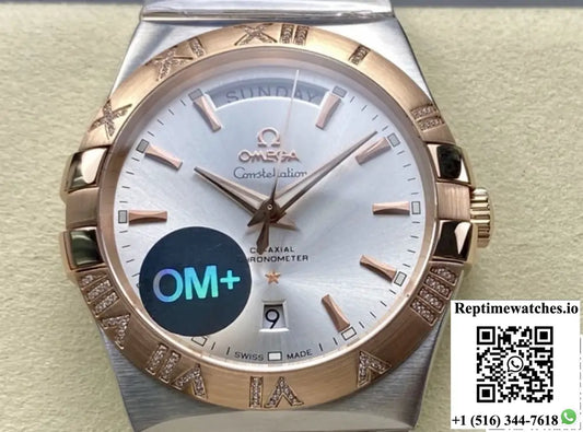 Omega Constellation 123.25.38.22.02.001 OM Factory Sapphire Glass