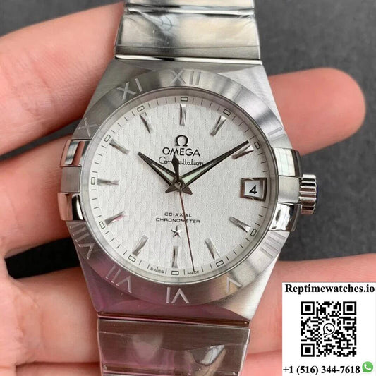 Omega Constellation 123.10.38.21.02.004 Vs Factory Stainless Steel-Rep Time Watches