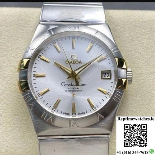 Omega Constellation 123.20.35.20.02.004 M+ Factory Stainless Steel Bezel-Rep Time Watches