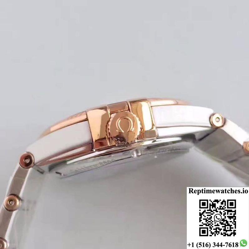 Omega Constellation 123.20.38.21.02.008 38Mm 3S Factory White Textured Dial-Rep Time Watches