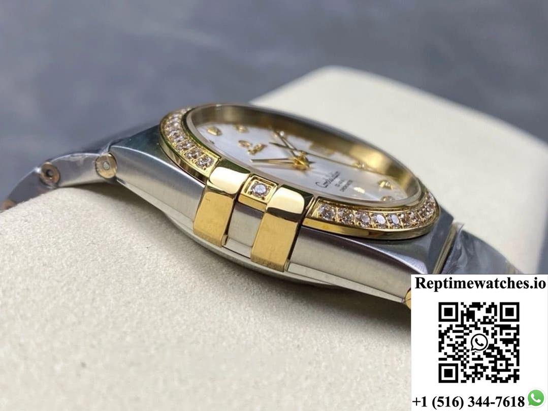 Omega Constellation 123.25.38.21.52.001 M+ Factory Silver-White Dial-Rep Time Watches