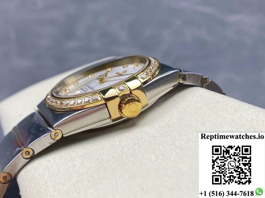 Omega Constellation 123.25.38.21.52.001 M+ Factory Silver-White Dial-Rep Time Watches