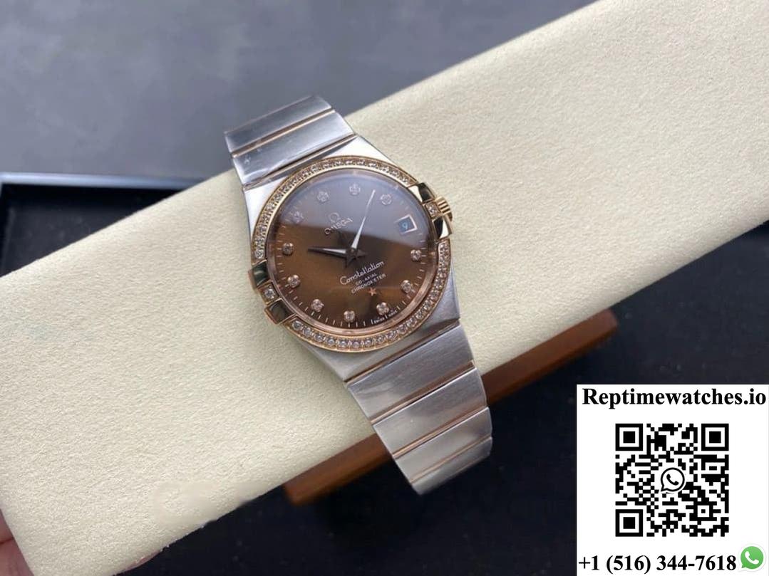 Omega Constellation 123.25.38.21.63.001 M+ Factory Gold Strap-Rep Time Watches