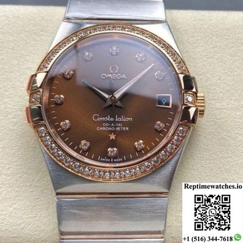 Omega Constellation 123.25.38.21.63.001 M+ Factory Gold Strap-Rep Time Watches