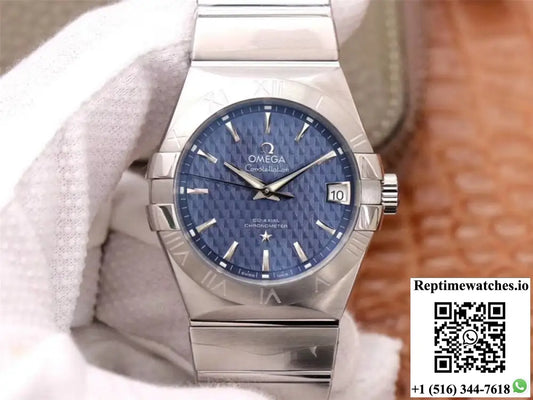 Omega Constellation Co-Axial 38MM 123.10.38.21.03.001 VS Factory Blue Dial AI Factory