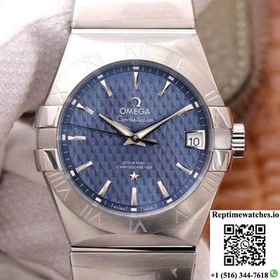 Omega Constellation Co-Axial 38Mm 123.10.38.21.03.001 Vs Factory Blue Dial-Rep Time Watches