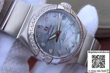 Omega Constellation Double Eagle Lady Blue Mother-Of-Pearl Dial 27MM 3S Factory - Watches