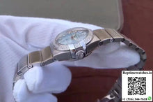 Omega Constellation Double Eagle Lady Blue Mother-Of-Pearl Dial 27MM 3S Factory - Watches