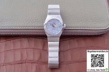 Omega Constellation Double Eagle Lady Blue Mother-Of-Pearl Dial 27MM 3S Factory - Watches