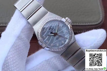 Omega Constellation Double Eagle Lady Blue Mother-Of-Pearl Dial 27MM 3S Factory - Watches