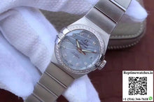 Omega Constellation Double Eagle Lady Blue Mother-Of-Pearl Dial 27MM 3S Factory - Watches