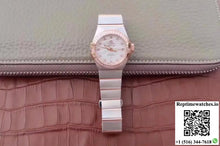 Omega Constellation Double Eagle Lady Pink Mother-Of-Pearl Dial 27MM 3S Factory - Watches