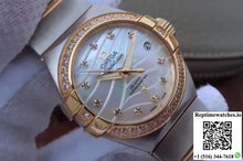 Omega Constellation Double Eagle Lady White Mother-Of-Pearl Dial 27MM 3S Factory - Watches