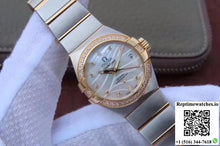 Omega Constellation Double Eagle Lady White Mother-Of-Pearl Dial 27MM 3S Factory - Watches