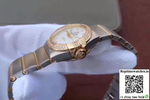 Omega Constellation Double Eagle Lady White Mother-Of-Pearl Dial 27MM 3S Factory - Watches