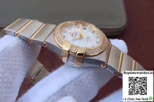 Omega Constellation Double Eagle Lady White Mother-Of-Pearl Dial 27MM 3S Factory - Watches