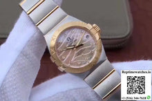 Omega Constellation Double Eagle Lady Yellow Mother-Of-Pearl Dial 27MM 3S Factory - Watches