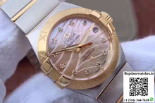 Omega Constellation Double Eagle Lady Yellow Mother-Of-Pearl Dial 27MM 3S Factory - Watches