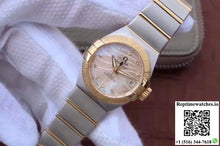 Omega Constellation Double Eagle Lady Yellow Mother-Of-Pearl Dial 27MM 3S Factory - Watches