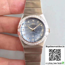 Omega Constellation Ladies 123.15.24.60.55.006 Blue Dial - Watches