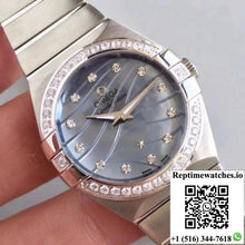 Omega Constellation Ladies 123.15.24.60.55.006 Blue Dial - Watches
