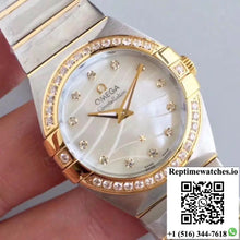 Omega Constellation Ladies 123.25.24.60.55.011 White Mother Of Pearl Dial - Watches