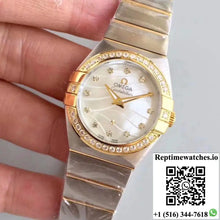 Omega Constellation Ladies 123.25.24.60.55.011 White Mother Of Pearl Dial - Watches