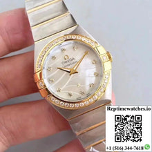 Omega Constellation Ladies 123.25.24.60.55.011 White Mother Of Pearl Dial - Watches