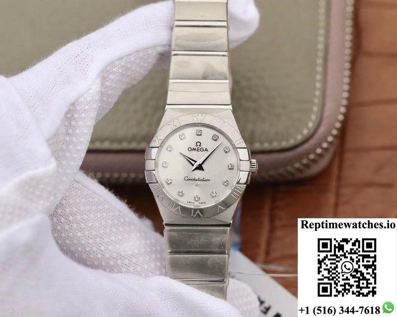 Omega Constellation Ladies 123.10.27.60.55.001 Tw Factory Silver Dial-Rep Time Watches