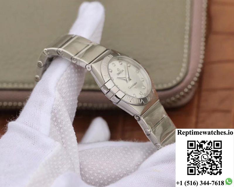 Omega Constellation Ladies 123.10.27.60.55.001 Tw Factory Silver Dial-Rep Time Watches