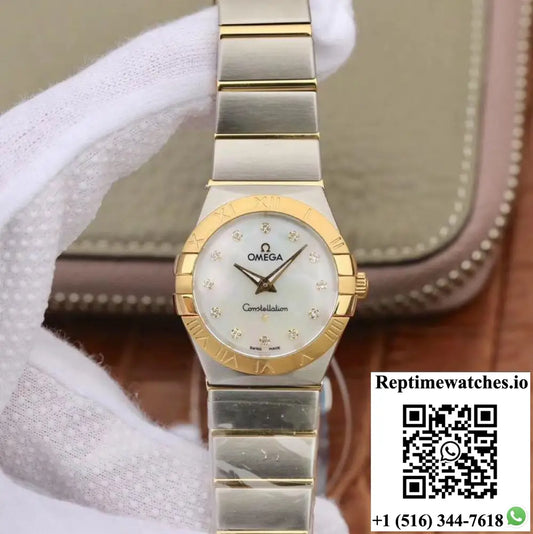 Omega Constellation Ladies 1371.71.00 TW Factory White Mother-Of-Pearl Dial - Watches
