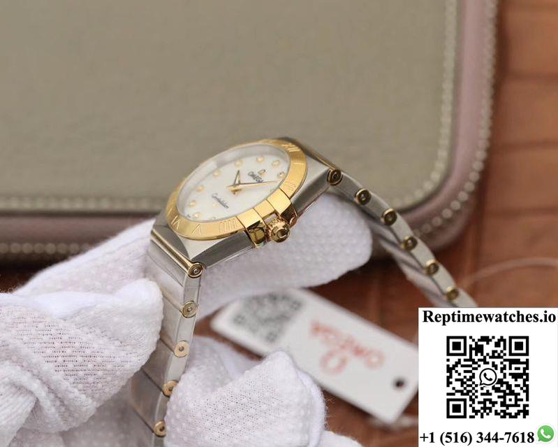 Omega Constellation Ladies 1371.71.00 Tw Factory White Mother-Of-Pearl Dial-Rep Time Watches