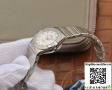 Omega Constellation Ladies 27mm 123.10.27.60.55.001 TW Factory White Textured Dial - Watches