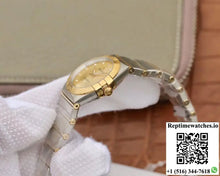 Omega Constellation Ladies 27mm TW Factory Gold Dial - Watches