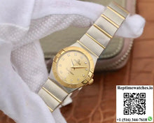 Omega Constellation Ladies 27mm TW Factory Gold Dial - Watches